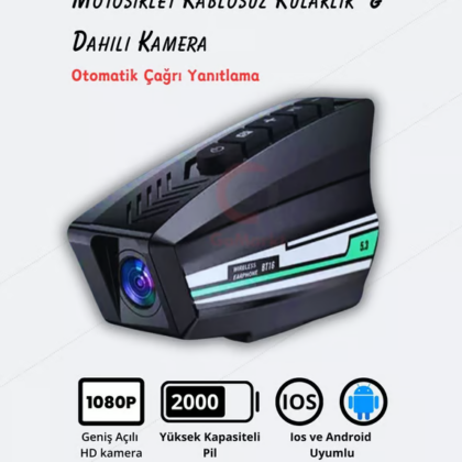 BT16 Kask Bluetooth Kulaklık - AEGIS - Motosiklet Aksesuarları
