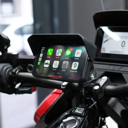 KNMASTER MOTOPLAY 2000 – 6.25” 2K Çift Kameralı Kablosuz CarPlay & Android Auto Destekli Motosiklet Multimedya Ekranı - KNMASTER - Motosiklet Aksesuarları