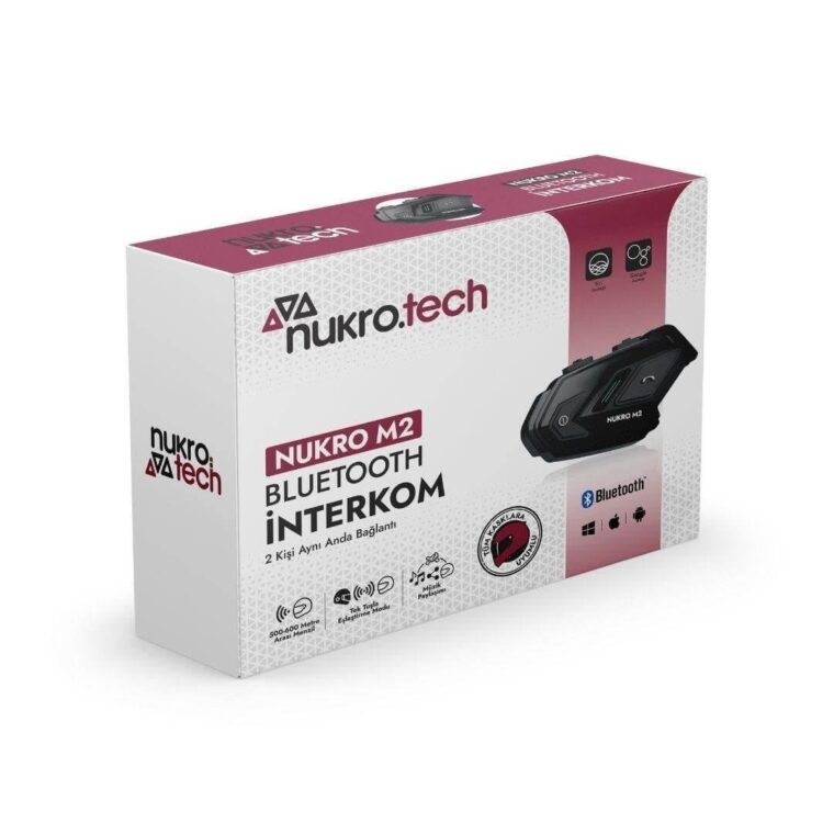 Nukrotech Nukro M2 Bluetooth İnterkom Seti - NUKROTECH - İnterkomlar