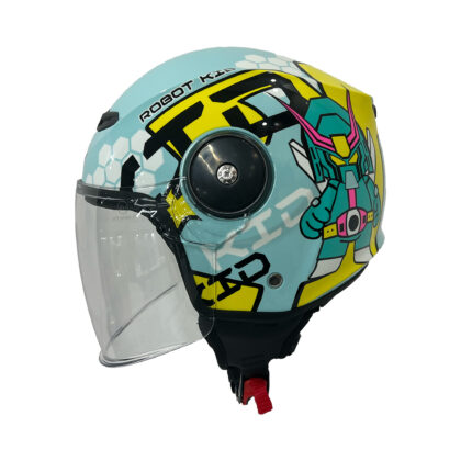 SWAY 814 ROBOT KID Light Blue - SWAY - Kapalı Kasklar